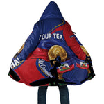 Personalized Haiti Football Champions Cloak National Pride Gold Trophy