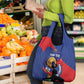 Personalized Haiti Football Champions Grocery Bag National Pride Gold Trophy