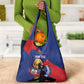 Personalized Haiti Football Champions Grocery Bag National Pride Gold Trophy