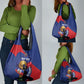 Personalized Haiti Football Champions Grocery Bag National Pride Gold Trophy