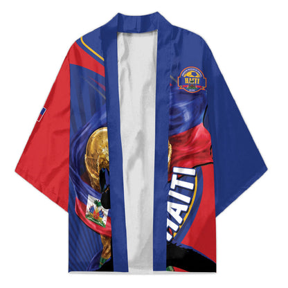Personalized Haiti Football Champions Kimono National Pride Gold Trophy