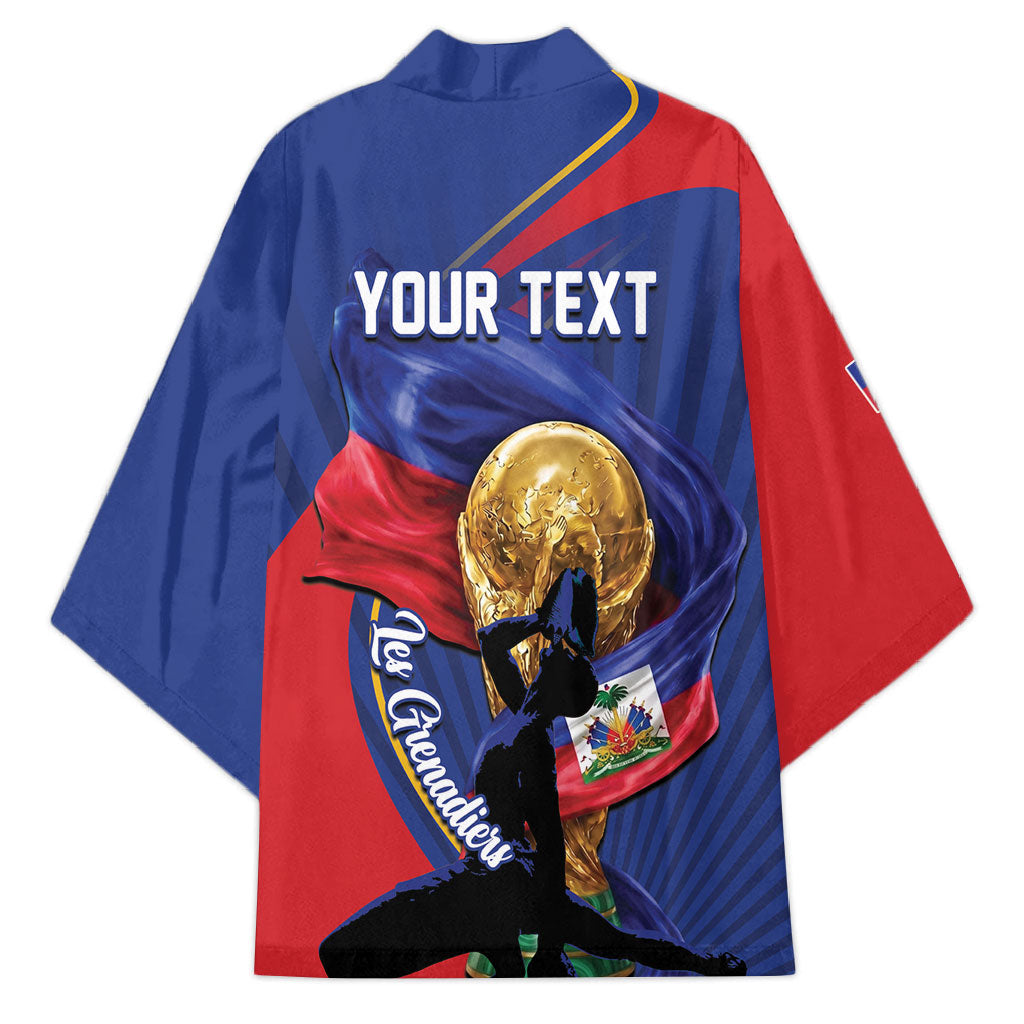 Personalized Haiti Football Champions Kimono National Pride Gold Trophy