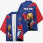 Personalized Haiti Football Champions Kimono National Pride Gold Trophy