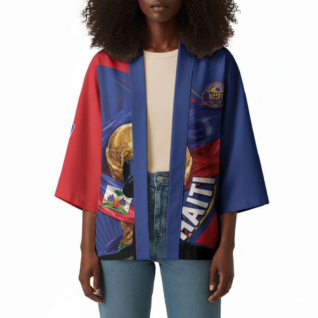 Personalized Haiti Football Champions Kimono National Pride Gold Trophy