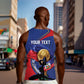 Personalized Haiti Football Champions Men Tank Top National Pride Gold Trophy