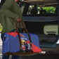 Personalized Haiti Football Champions Travel Bag National Pride Gold Trophy