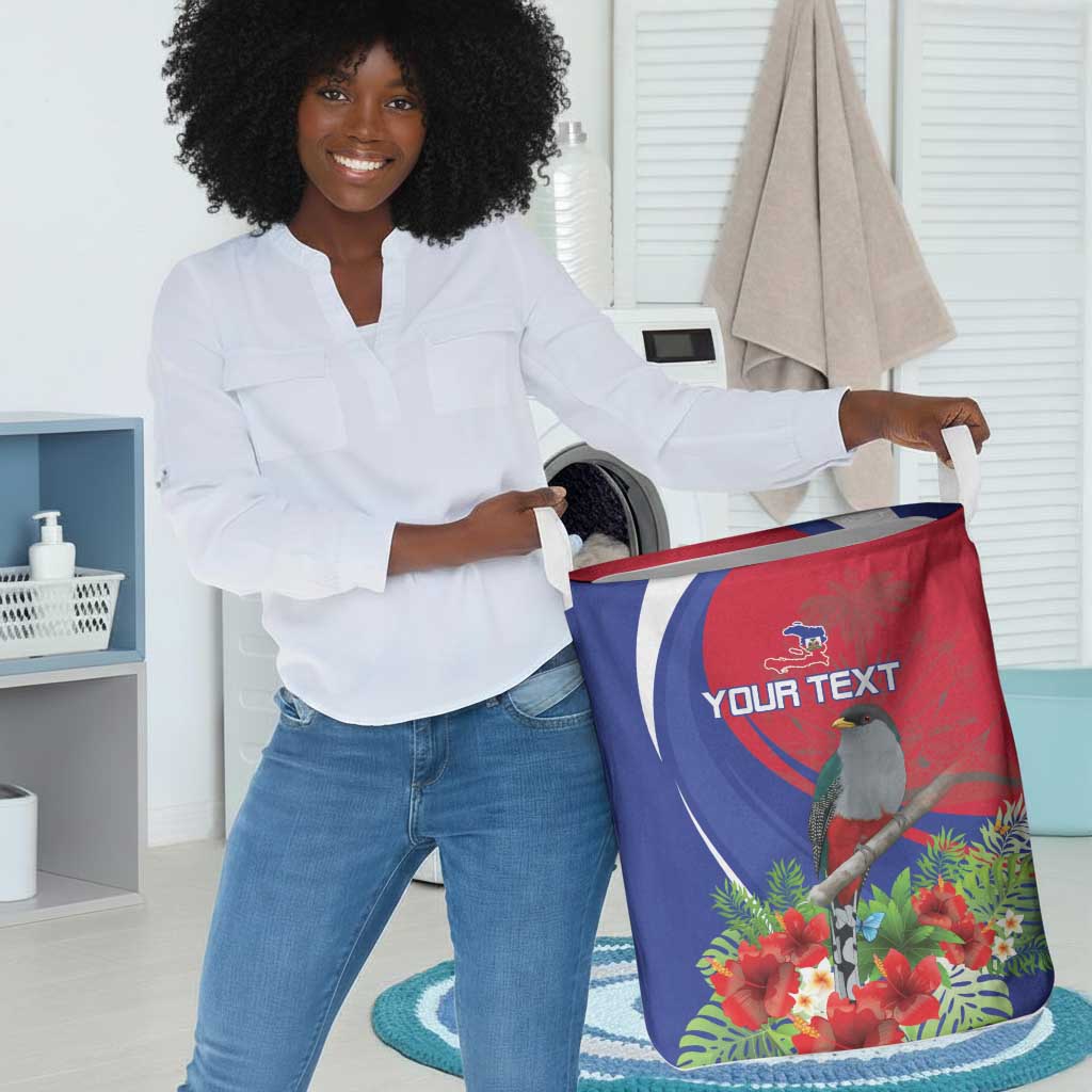 Personalized Afro-Haitians Laundry Basket Hispaniolan Trogon Sporty Style - African Pride