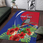 Personalized Afro-Haitians Area Rug Hispaniolan Trogon Sporty Style - African Pride