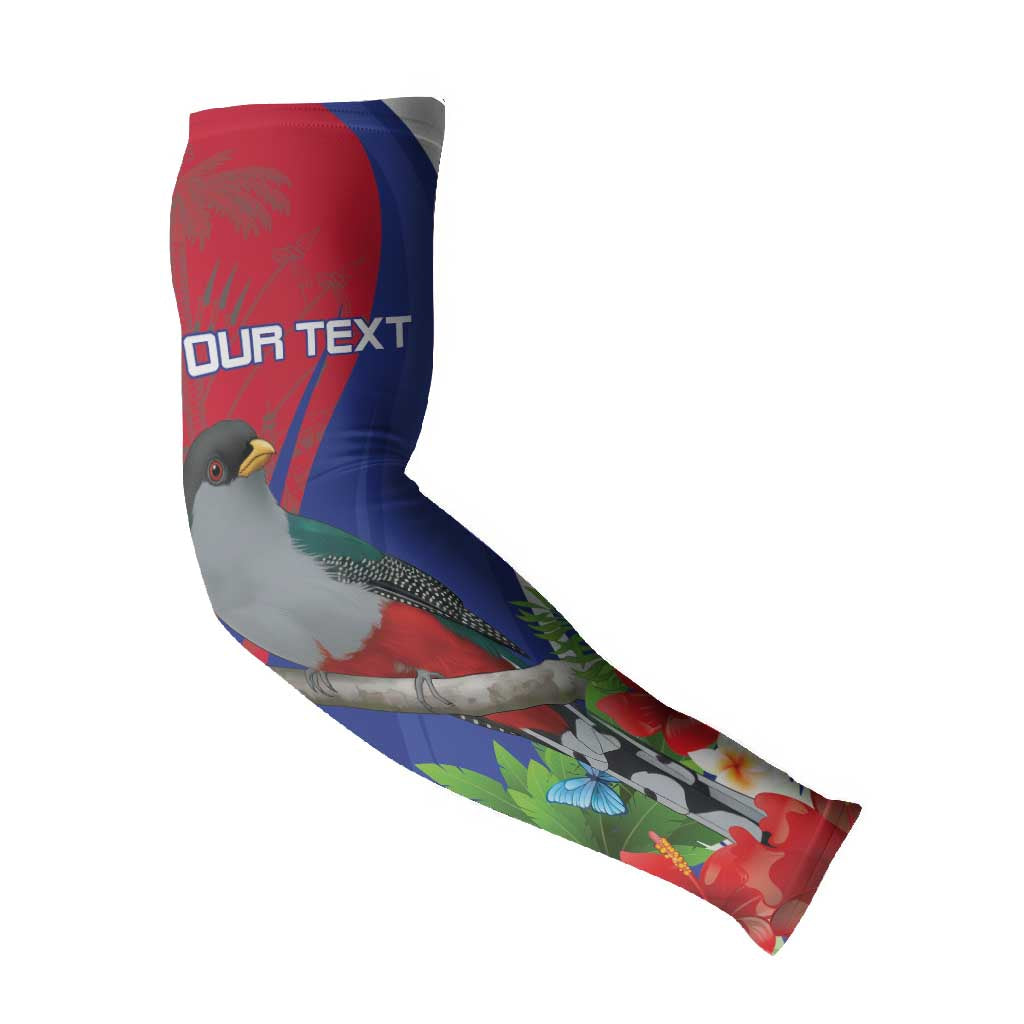 Personalized Afro-Haitians Arm Sleeves Hispaniolan Trogon Sporty Style