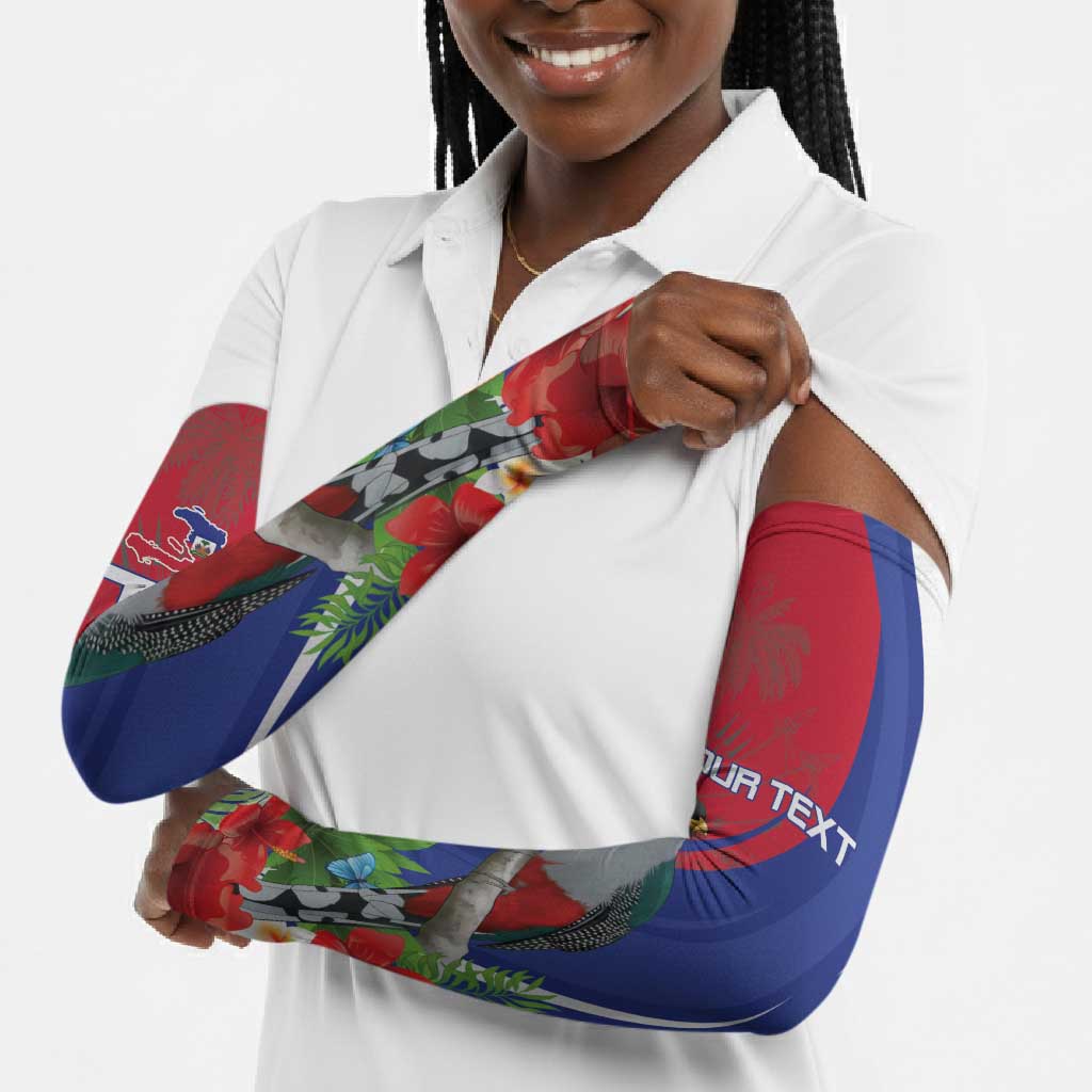 Personalized Afro-Haitians Arm Sleeves Hispaniolan Trogon Sporty Style