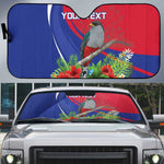 Personalized Afro-Haitians Auto Sun Shade Hispaniolan Trogon Sporty Style