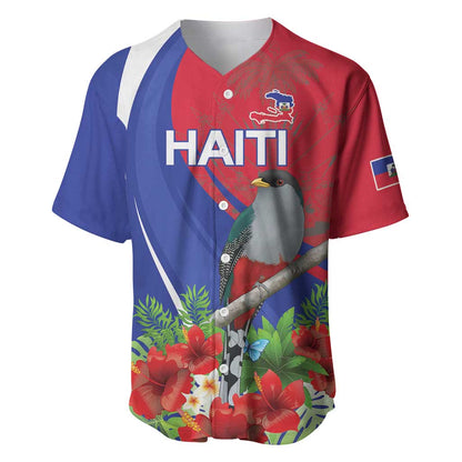Personalized Afro-Haitians Baseball Jersey Hispaniolan Trogon Sporty Style LT18