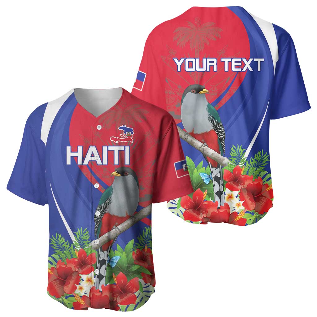 Personalized Afro-Haitians Baseball Jersey Hispaniolan Trogon Sporty Style LT18