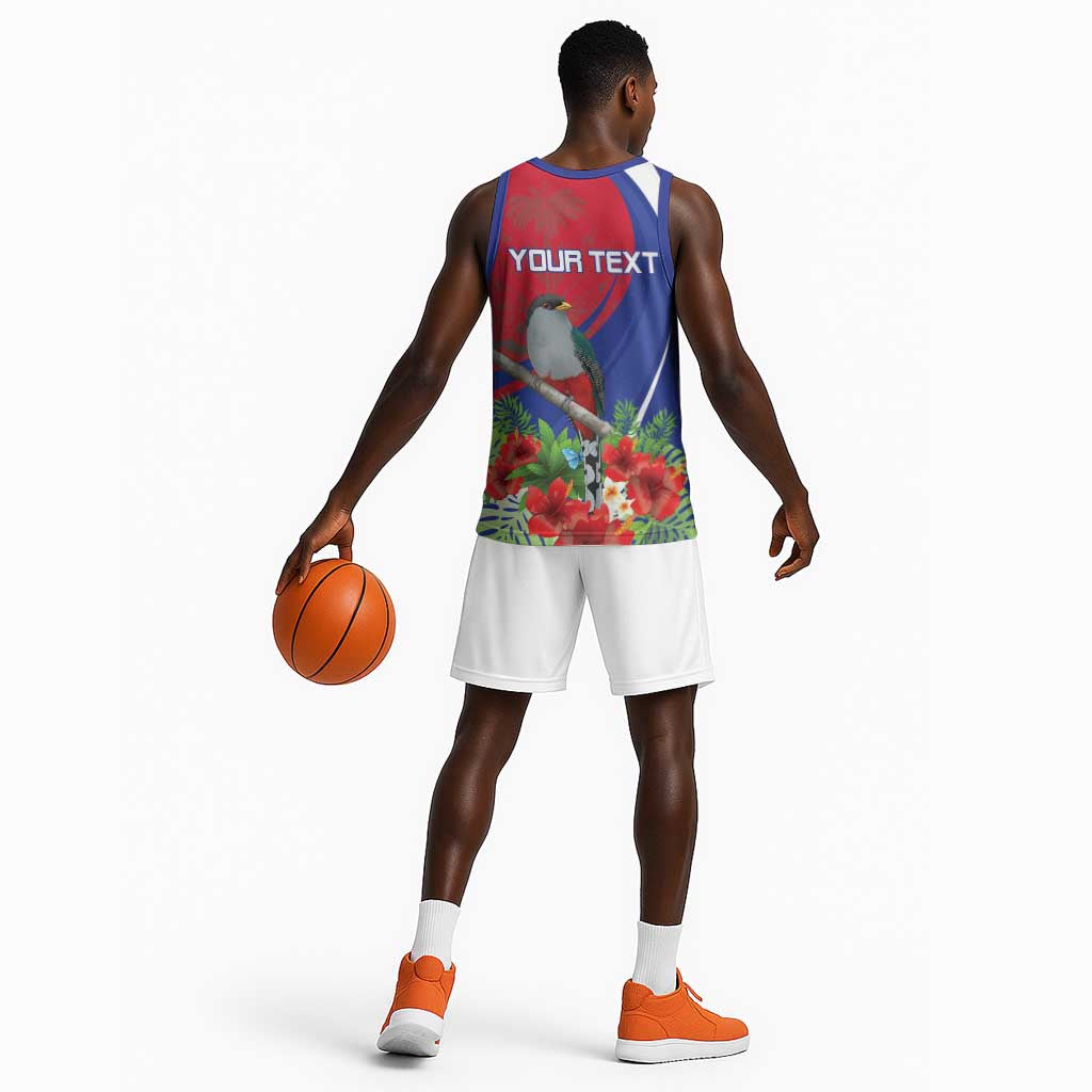 Personalized Afro-Haitians Basketball Jersey Hispaniolan Trogon Sporty Style - African Pride