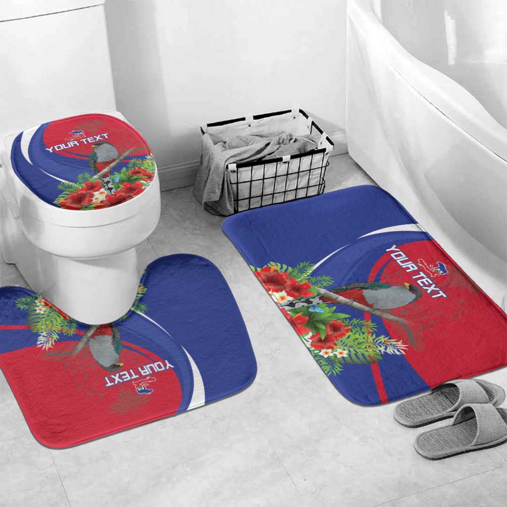 Personalized Afro-Haitians Bathroom Set Hispaniolan Trogon Sporty Style