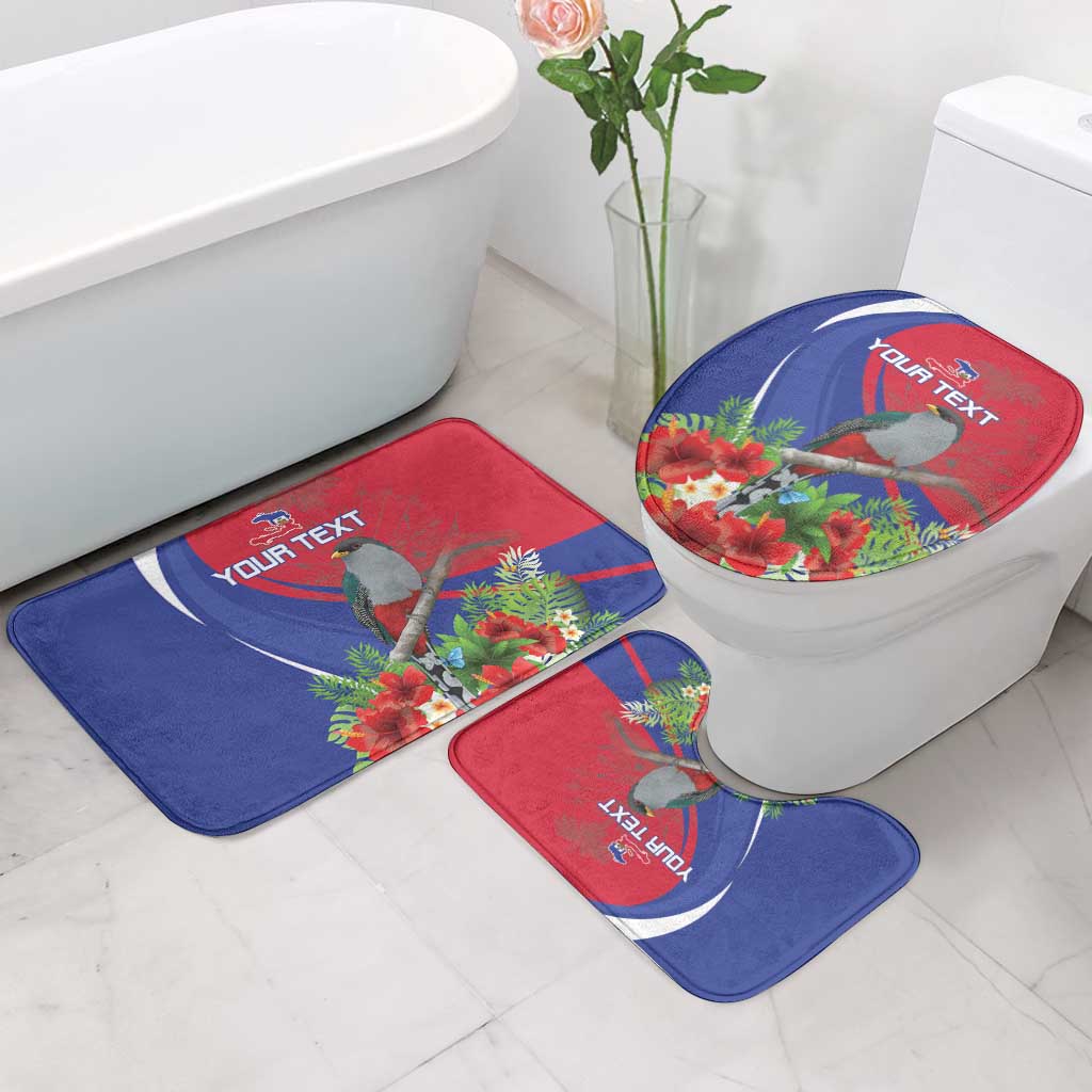Personalized Afro-Haitians Bathroom Set Hispaniolan Trogon Sporty Style