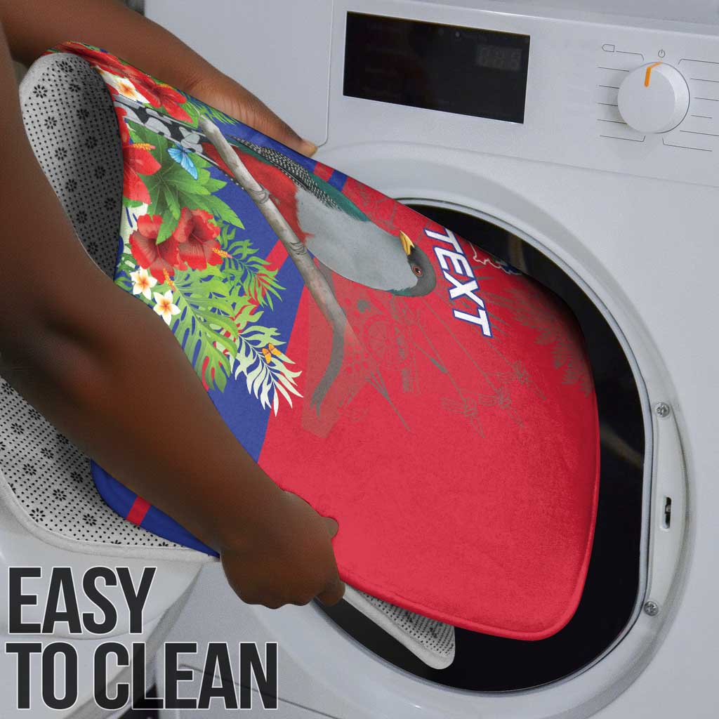 Personalized Afro-Haitians Bathroom Set Hispaniolan Trogon Sporty Style