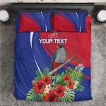 Personalized Afro-Haitians Bedding Set Hispaniolan Trogon Sporty Style - African Pride