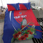 Personalized Afro-Haitians Bedding Set Hispaniolan Trogon Sporty Style - African Pride