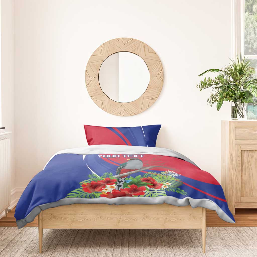 Personalized Afro-Haitians Bedding Set Hispaniolan Trogon Sporty Style - African Pride