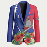 Personalized Afro-Haitians Blazer Hispaniolan Trogon Sporty Style