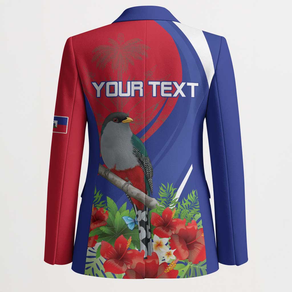 Personalized Afro-Haitians Blazer Hispaniolan Trogon Sporty Style