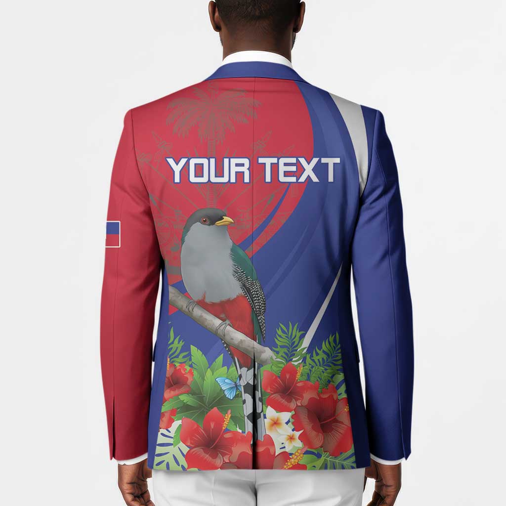 Personalized Afro-Haitians Blazer Hispaniolan Trogon Sporty Style
