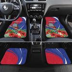 Personalized Afro-Haitians Car Mats Hispaniolan Trogon Sporty Style - African Pride
