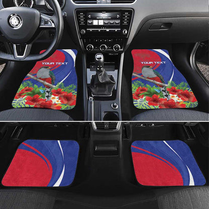 Personalized Afro-Haitians Car Mats Hispaniolan Trogon Sporty Style - African Pride