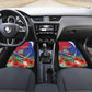 Personalized Afro-Haitians Car Mats Hispaniolan Trogon Sporty Style - African Pride