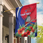 Personalized Afro-Haitians Garden Flag Hispaniolan Trogon Sporty Style - African Pride