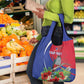 Personalized Afro-Haitians Grocery Bag Hispaniolan Trogon Sporty Style - African Pride