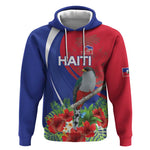 Personalized Afro-Haitians Hoodie Hispaniolan Trogon Sporty Style - African Pride