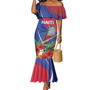 Personalized Afro-Haitians Mermaid Dress Hispaniolan Trogon Sporty Style LT18