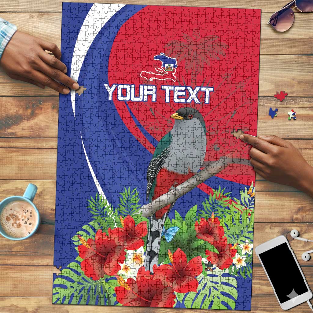 Personalized Afro-Haitians Puzzle Hispaniolan Trogon Sporty Style