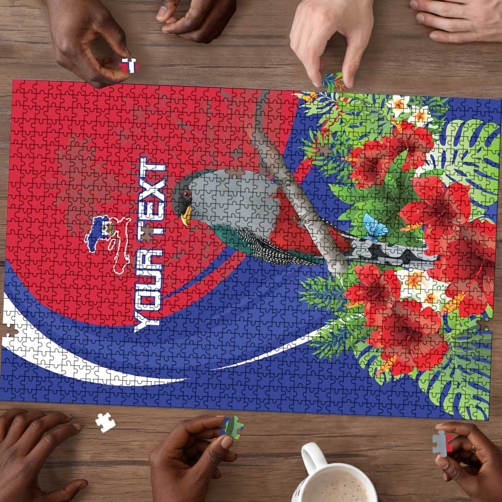 Personalized Afro-Haitians Puzzle Hispaniolan Trogon Sporty Style