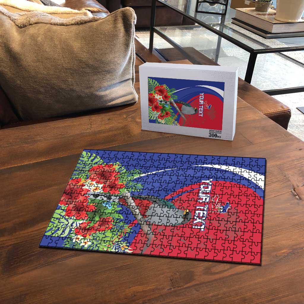 Personalized Afro-Haitians Puzzle Hispaniolan Trogon Sporty Style