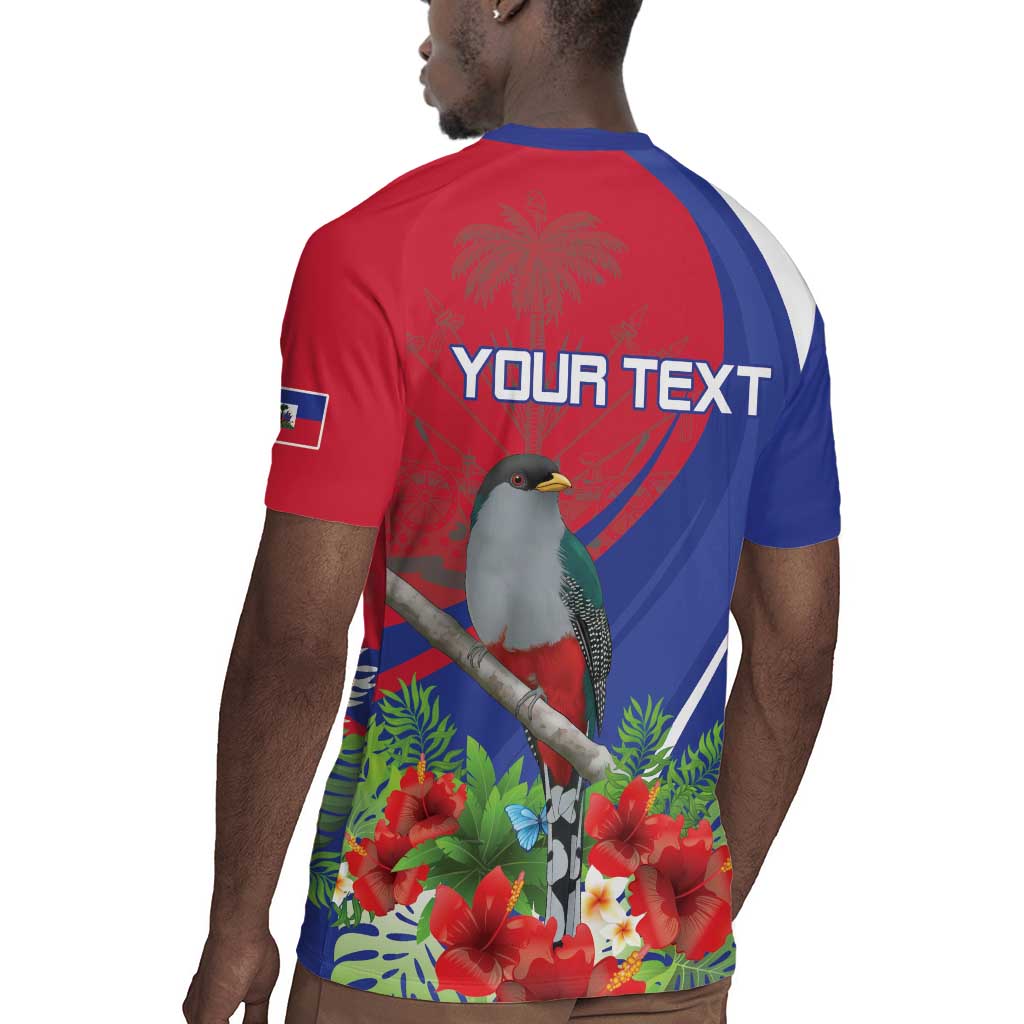 Personalized Afro-Haitians Rugby Jersey Hispaniolan Trogon Sporty Style LT18
