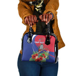 Personalized Afro-Haitians Shoulder Handbag Hispaniolan Trogon Sporty Style - African Pride