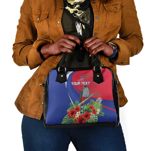 Personalized Afro-Haitians Shoulder Handbag Hispaniolan Trogon Sporty Style - African Pride