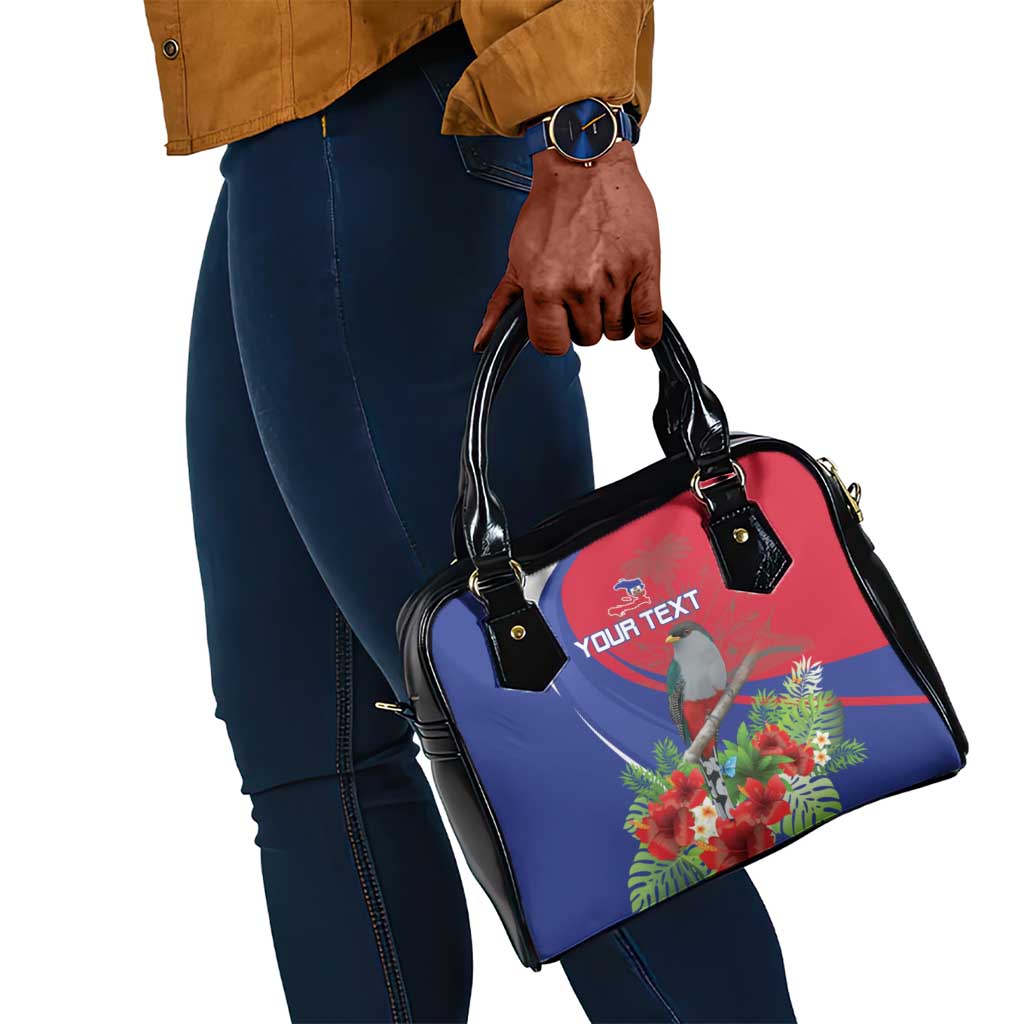Personalized Afro-Haitians Shoulder Handbag Hispaniolan Trogon Sporty Style - African Pride