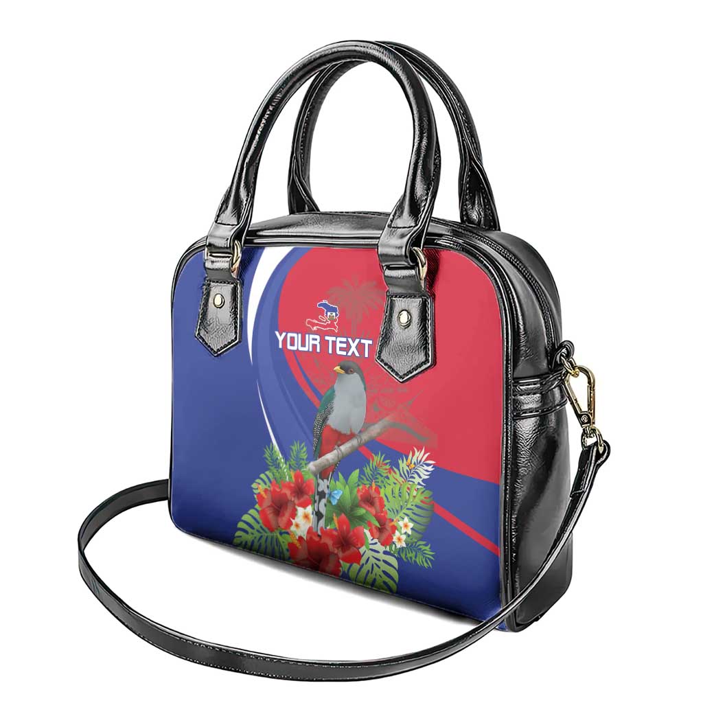 Personalized Afro-Haitians Shoulder Handbag Hispaniolan Trogon Sporty Style - African Pride