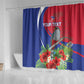 Personalized Afro-Haitians Shower Curtain Hispaniolan Trogon Sporty Style - African Pride