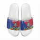 Personalized Afro-Haitians Slide Sandals Hispaniolan Trogon Sporty Style