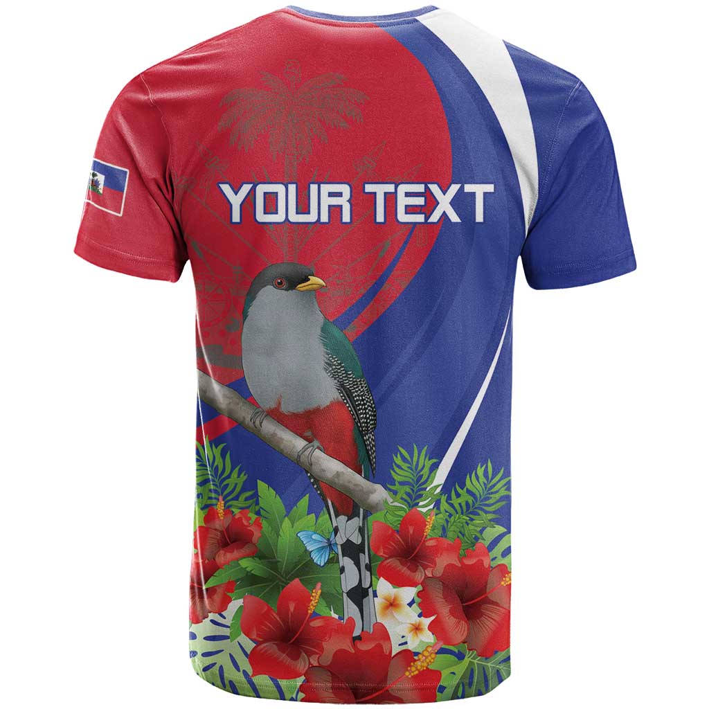 Personalized Afro-Haitians T shirt Hispaniolan Trogon Sporty Style LT18