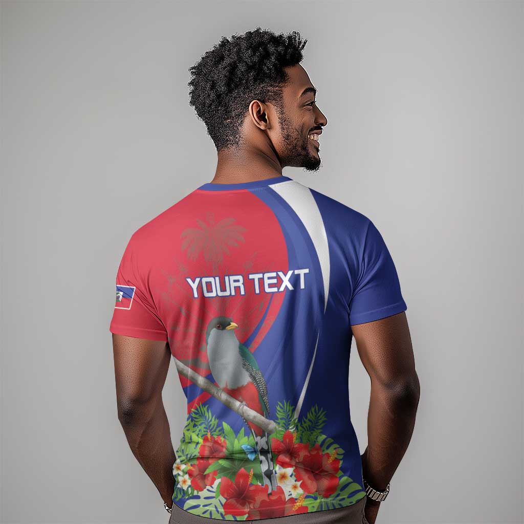 Personalized Afro-Haitians T shirt Hispaniolan Trogon Sporty Style LT18