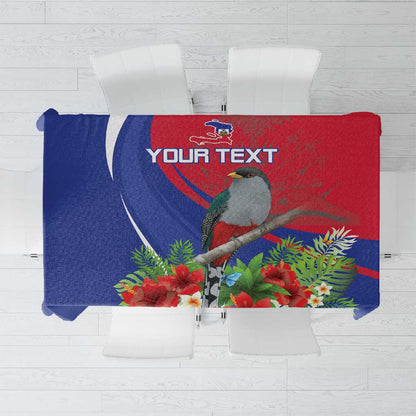 Personalized Afro-Haitians Tablecloth Hispaniolan Trogon Sporty Style - African Pride