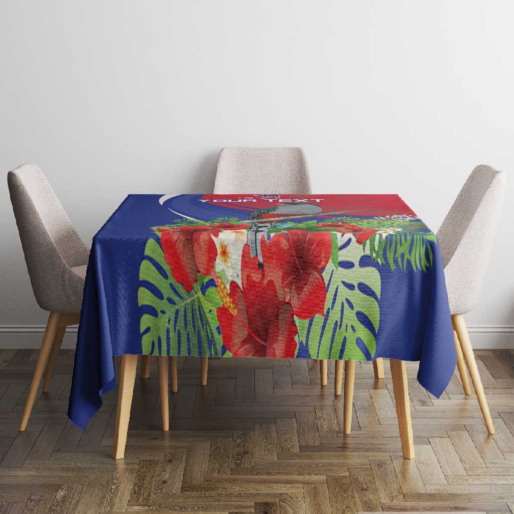 Personalized Afro-Haitians Tablecloth Hispaniolan Trogon Sporty Style - African Pride