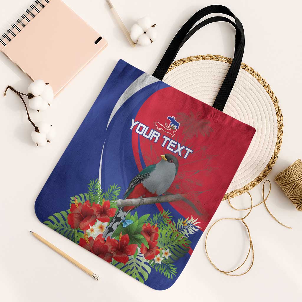 Personalized Afro-Haitians Tote Bag Hispaniolan Trogon Sporty Style