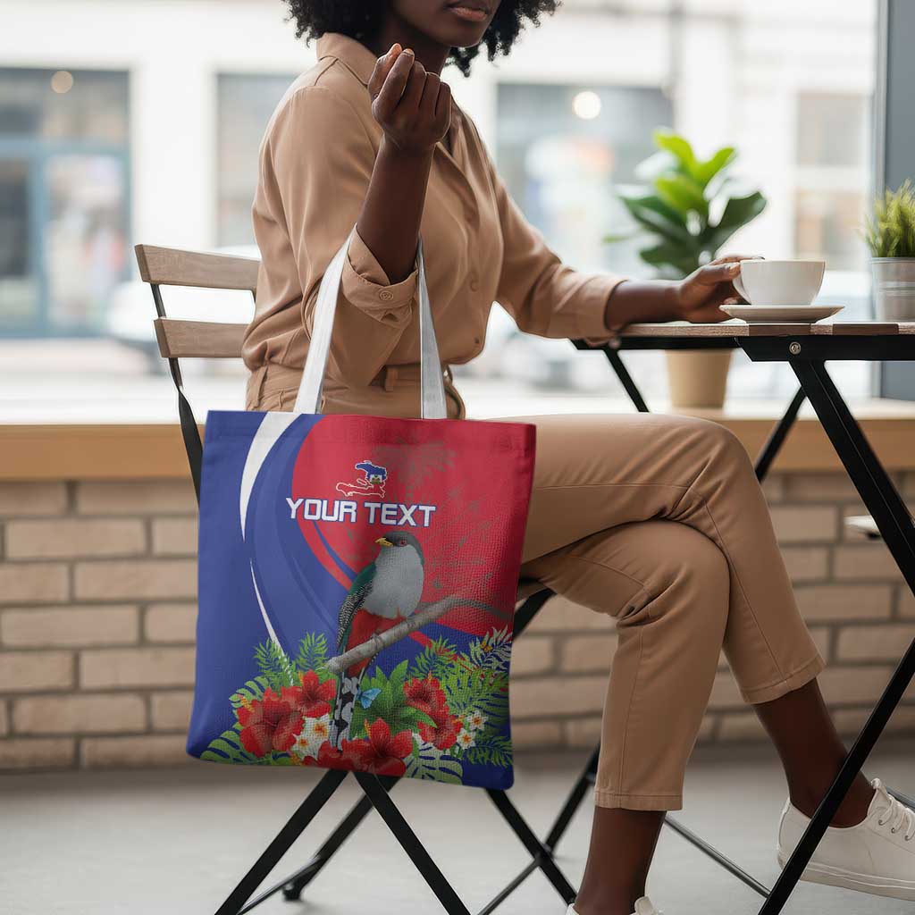 Personalized Afro-Haitians Tote Bag Hispaniolan Trogon Sporty Style
